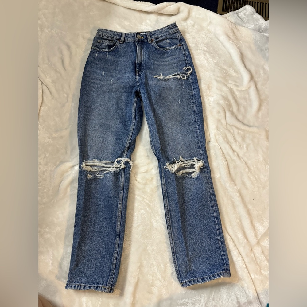 Zara mom jeans